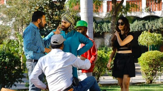 Punjabi song behind the scene