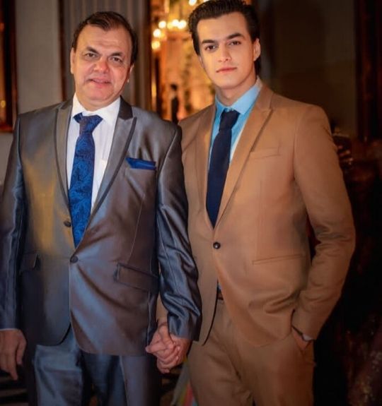 Mohsin Khan with father